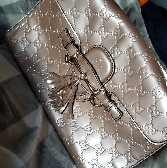 Gucci Handbags - Gucci Guccisima Emily Medium Coated Pink Pearl